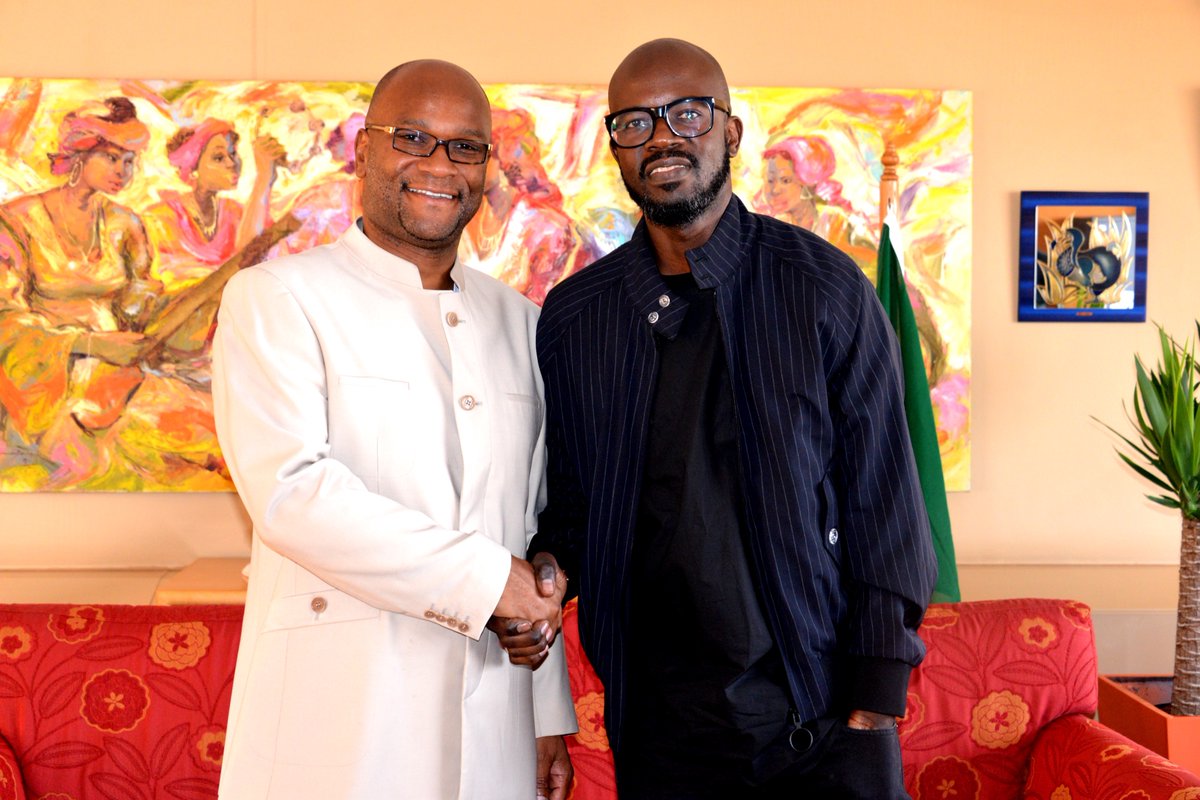 Black Coffee Meets With Minister Nathi Mthethwa